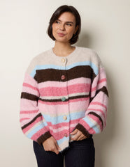 Striped Knit Cardigan