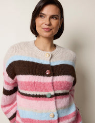 Striped Knit Cardigan