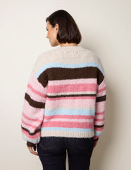 Striped Knit Cardigan