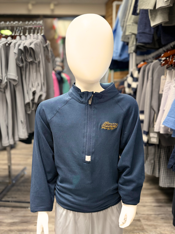 Youth Matthew 1/4 zip, navy, Chargers