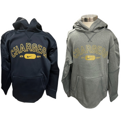 Youth Nike Sweatshirt Hoodie, open block Chargers