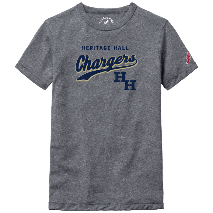 Youth T-shirt, League, grey, Chargers swoop Stacked HH