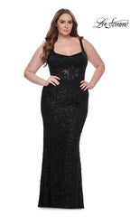 La Femme 31535 Plus-Size Formal Prom Dress