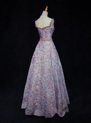 Modest Prom Dresses Ball Gown Spaghetti Strap Lilac Lace With Beading Long Evening Outfits N3463