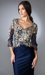 Amelia Couture Long Formal Dress 7039