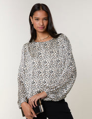 Leopard Print Blouse