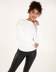 Balloon Sleeve Knit Jumper