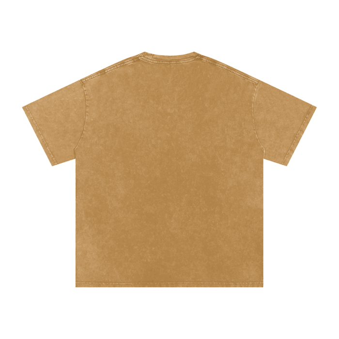 Bad Bunny Bowl (Black) Snow Washed Oversized Cotton T-Shirt