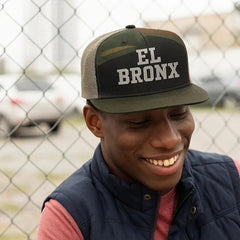 Black Camo Loden Cap
