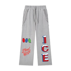 Bodega Dreams Snow Washed Tape Raw Edge Sweatpants