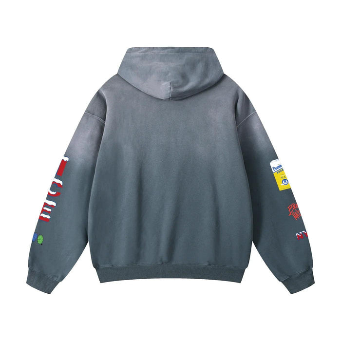 Bodega Essentials Heavyweight Sunfade Oversized Hoodie