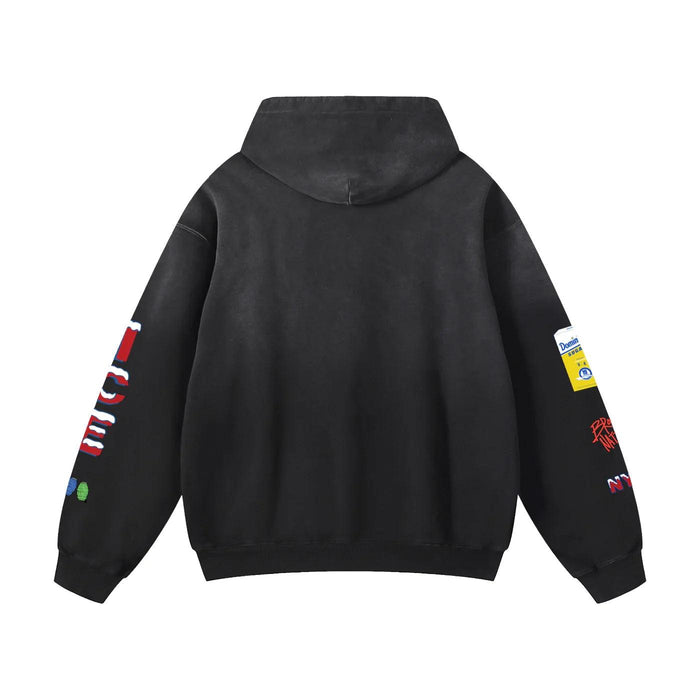 Bodega Essentials Heavyweight Sunfade Oversized Hoodie