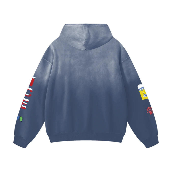 Bodega Ice Heavyweight Sunfade Oversized Hoodie