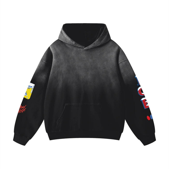 Bodega Ice Heavyweight Sunfade Oversized Hoodie