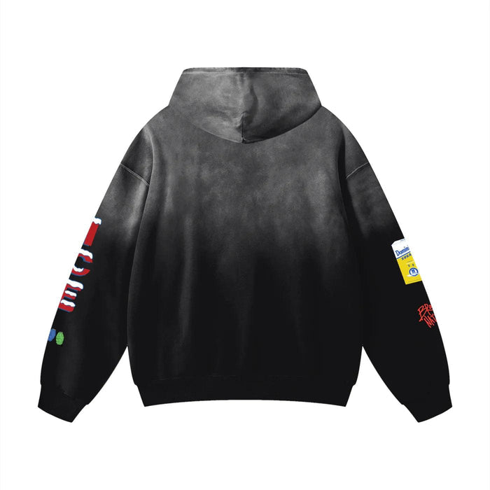 Bodega Ice Heavyweight Sunfade Oversized Hoodie