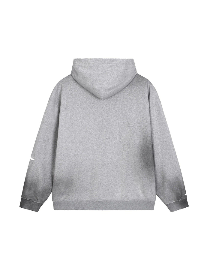 Boomin' Sun Fade Frayed Fleece Hoodie