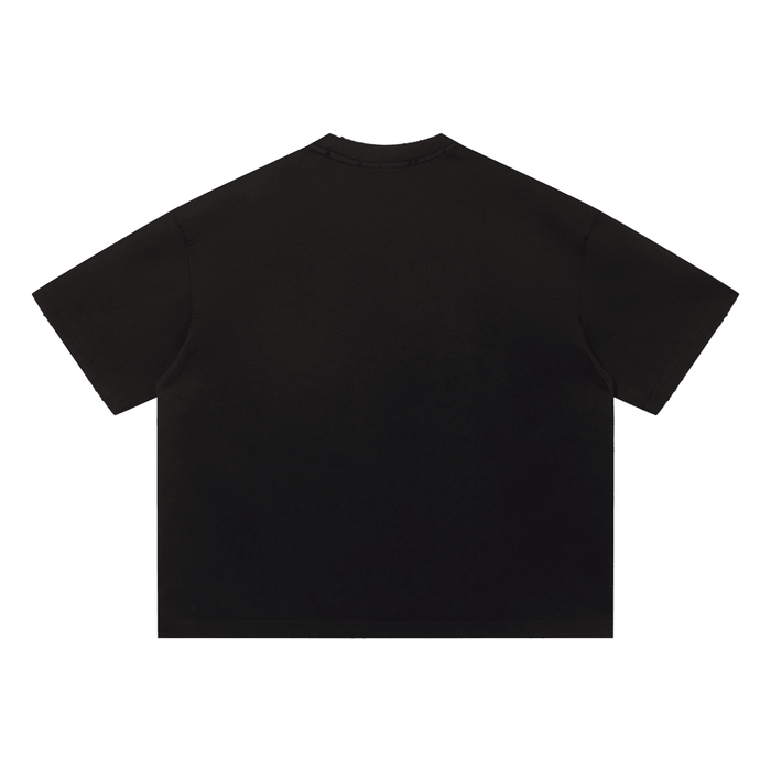 Bronx Coded Unisex Sun Fade Distressed Boxy T-Shirt by Bronx Native for New York summer