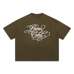 Bronx Coded Unisex Sun Fade Distressed Boxy T-Shirt by Bronx Native for New York summer