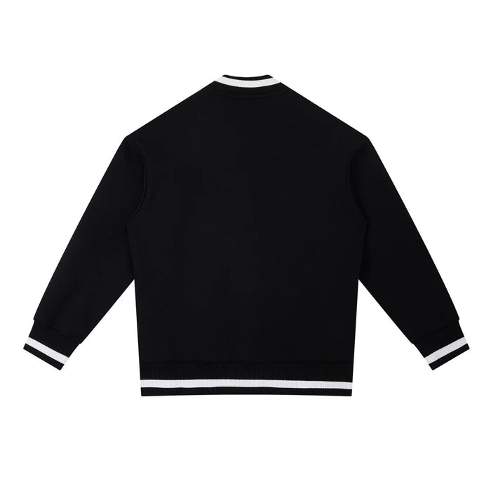 Bronx Dad Contrast Piping Zip Coaches Bomber Jacket by Bronx Native