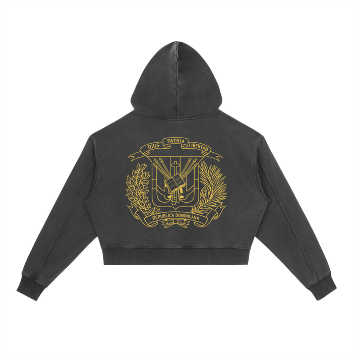 Bronx Dominican Women's Vintage Washed Heavyweight Hoodie by Bronx Native