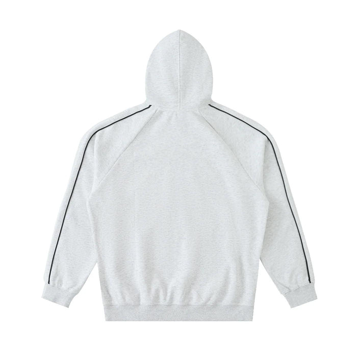 Bronx Love Contrast Piping Raglan Hoodie