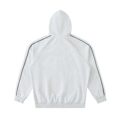 Bronx Love Contrast Piping Raglan Hoodie