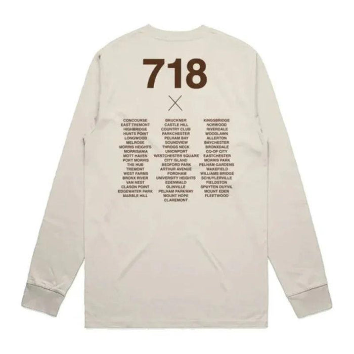 Bronx Native 718 Mens Classic L/S Tee