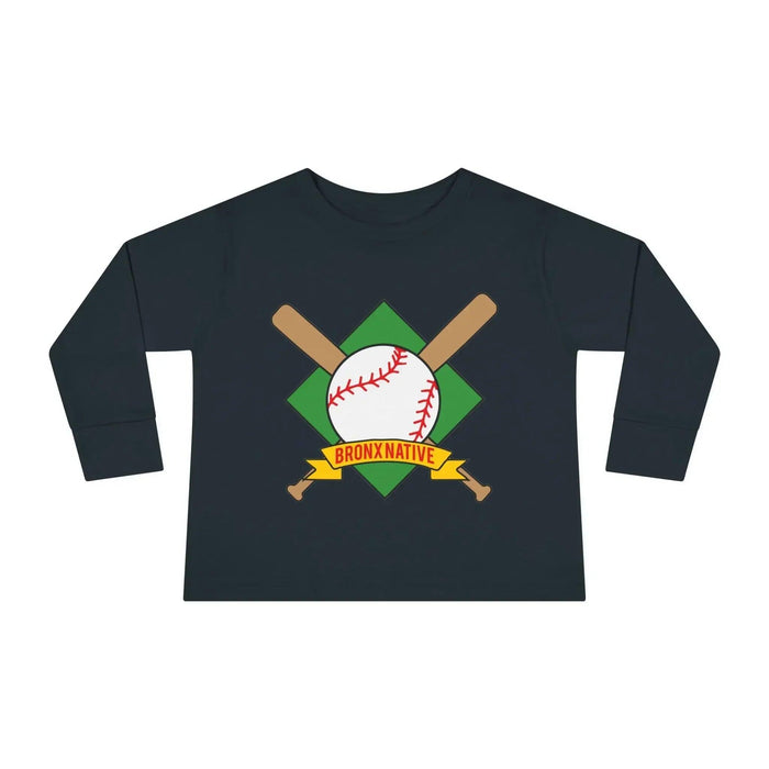 Bronx Native Baseball Toddler Long Sleeve Tee
