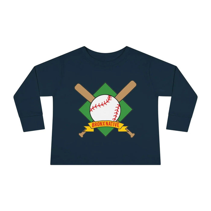 Bronx Native Baseball Toddler Long Sleeve Tee