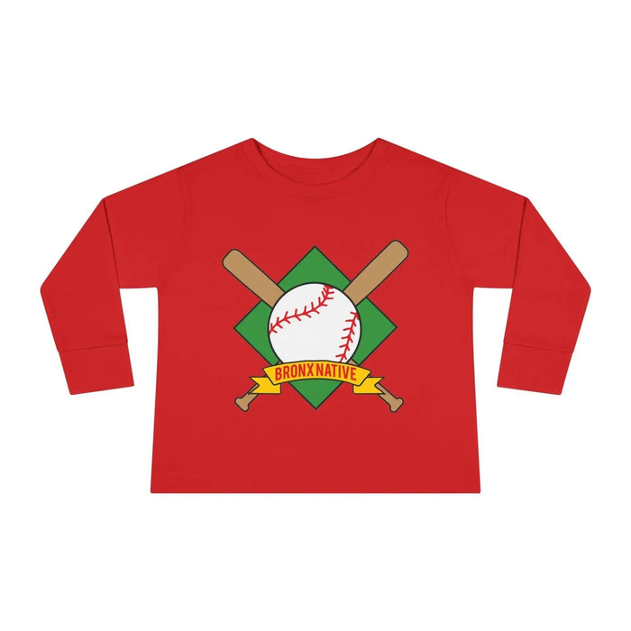 Bronx Native Baseball Toddler Long Sleeve Tee