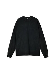 Bronx Native Bodega Ice Acid Wash Oversize Long Sleeve T-Shirt