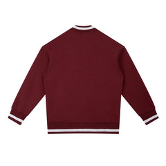 Bronx Native Classy Contrast Piping Zip Bomber Jacket by Bronx Native