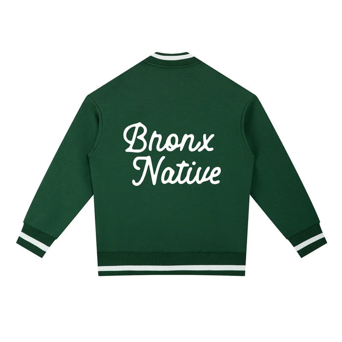 Bronx Native Classy Contrast Piping Zip Bomber Jacket by Bronx Native for New York summer