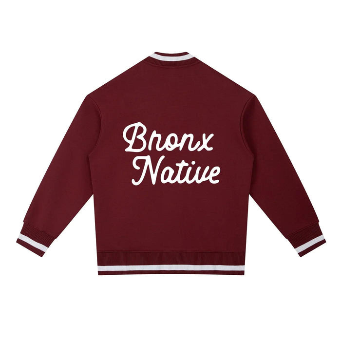 Bronx Native Classy Contrast Piping Zip Bomber Jacket by Bronx Native for New York summer