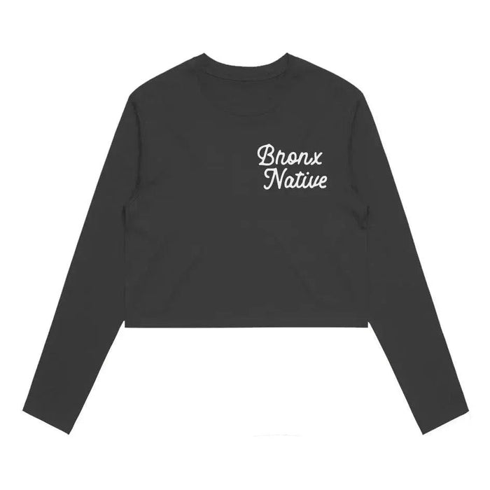 Bronx Native Classy Womens Crop L/S Tee