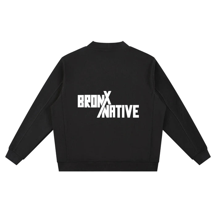 Bronx Native Essential Heavyweight Sweat Cardigan by Bronx Native