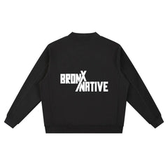Bronx Native Essential Heavyweight Sweat Cardigan by Bronx Native