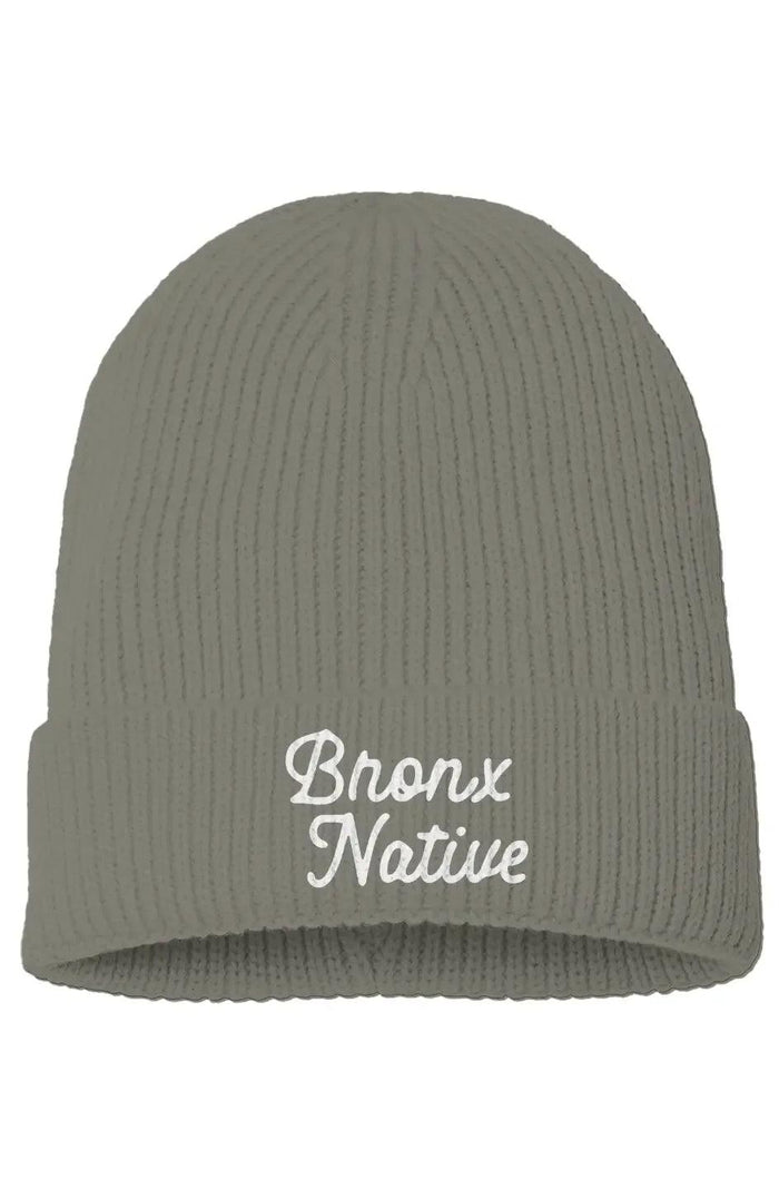 Sustainable Fine Rib Knit Beanie