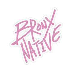 Bronx Native Graffiti (Pink) by Bronx Native