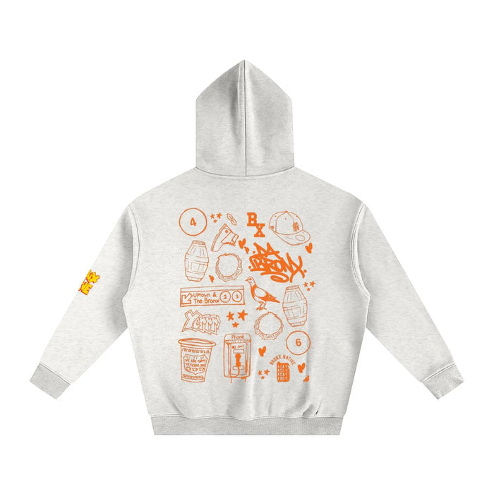 Bronx Native Icons Oversize Fleeced Hoodie
