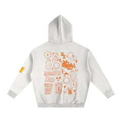 Bronx Native Icons Oversize Fleeced Hoodie
