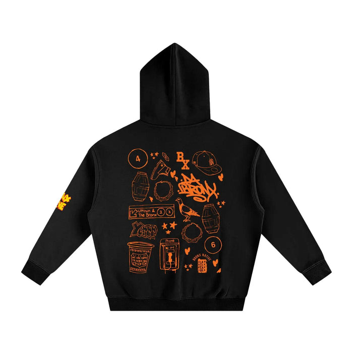 Bronx Native Icons Oversize Fleeced Hoodie
