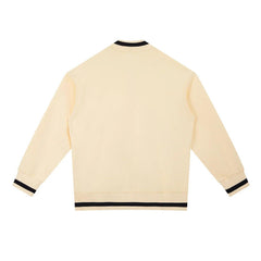 Bronx Pidgeon Contrast Piping Zip Bomber Jacket