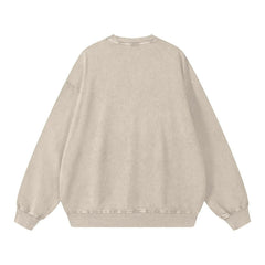 Bronx Pidgeon Snow Washed Oversized Sweatshirt by Bronx Native