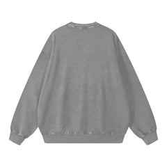 Bronx Pidgeon Snow Washed Oversized Sweatshirt by Bronx Native
