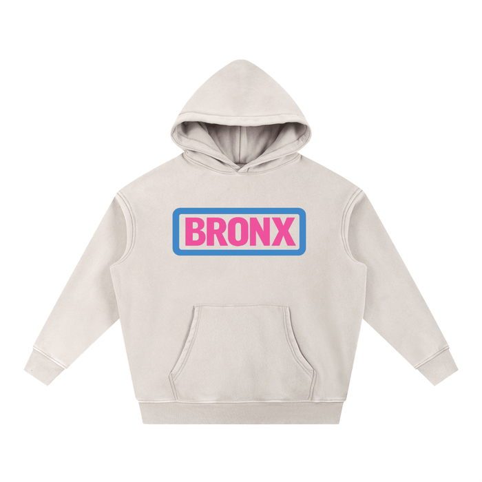 BRONX Snow Wash Fleece Oversize Hoodie by Bronx Native for New York summer