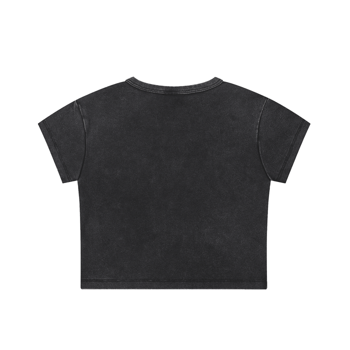 BRONX Womens Snow Washed Crop Top by Bronx Native for New York summer