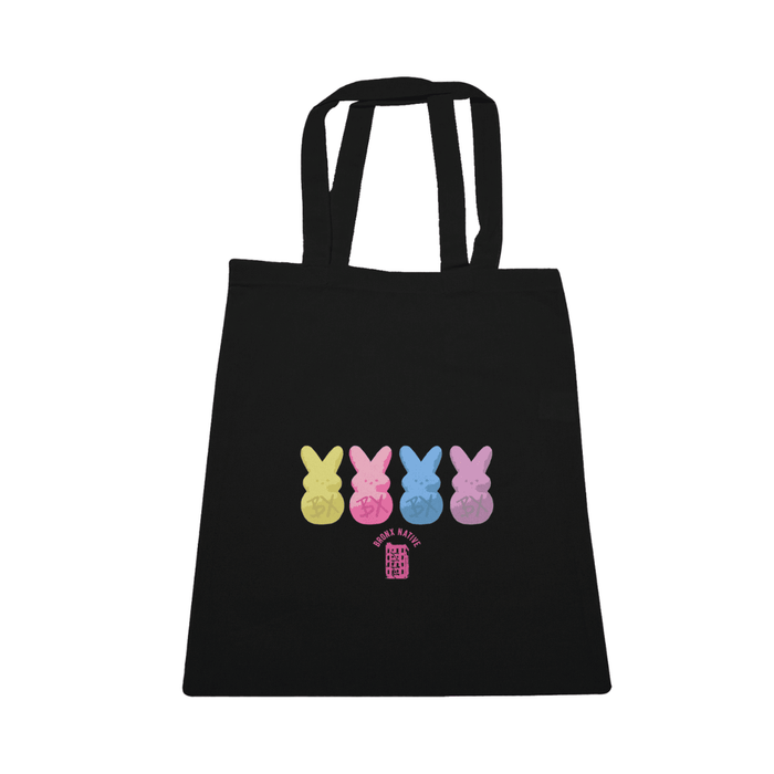 BX Bunnies Large Canvas Tote by Bronx Native for New York summer