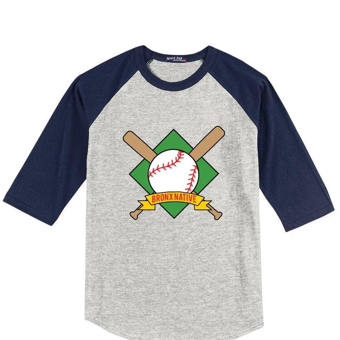 BXN Youth Baseball Raglan Colorblock Jersey