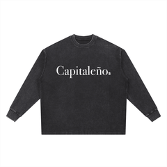 Capitaleño Mineral Wash Waffle Oversized T-Shirt